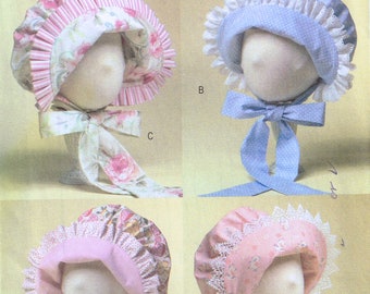 Heirloom Baby Bonnet  Sewing Pattern - Butterick B4820