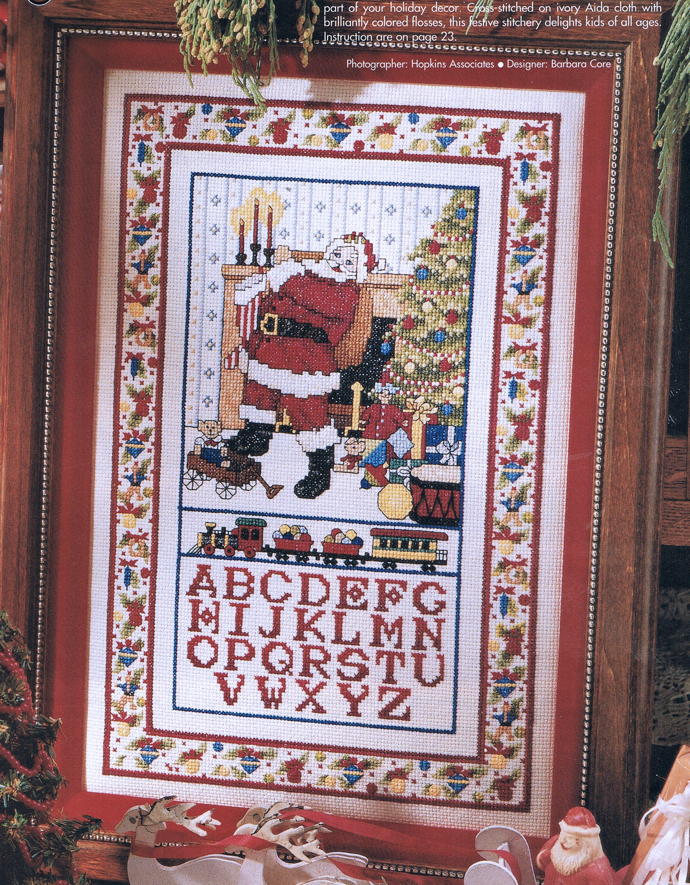 Old World Santa Claus Sampler Cross Stitch Christmas Cross Etsy