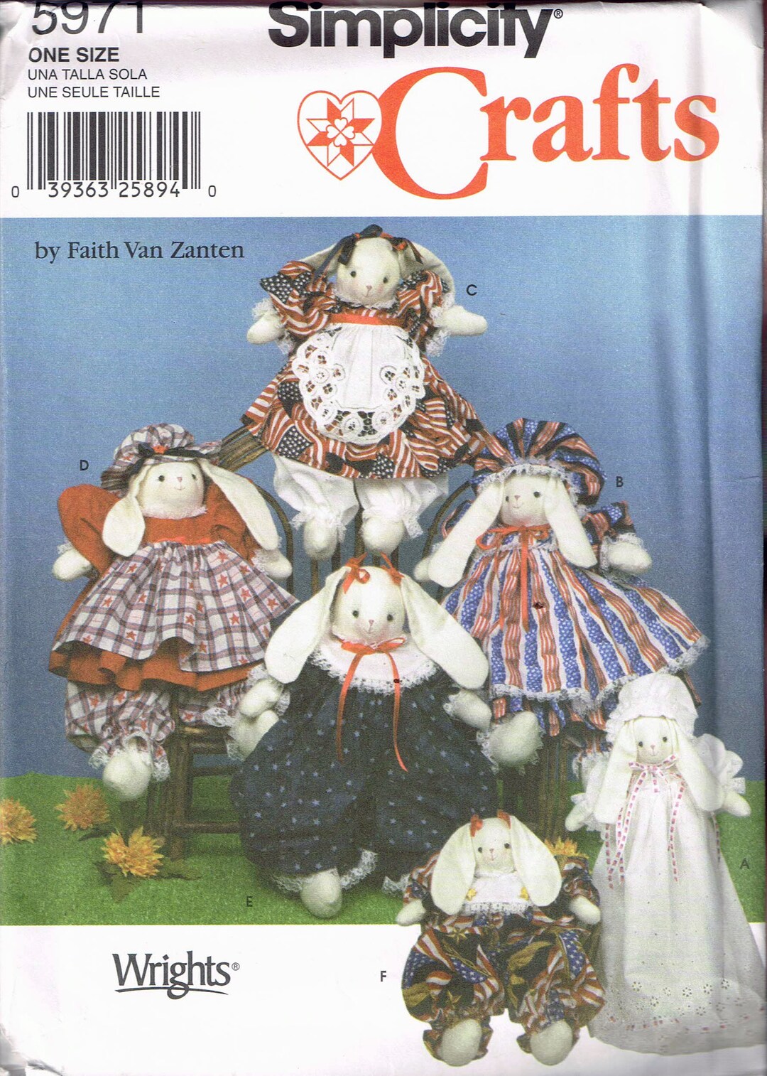 Girl Floppy Ear Bunny Rabbit Doll With Clothes Sewing Pattern - Etsy