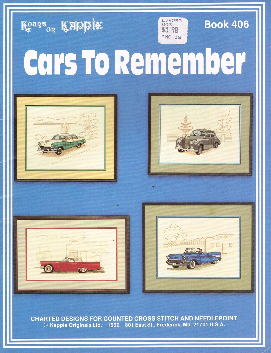 Antique amp Vintage Car Cross Stitch Patterns Cars to Remember Etsy