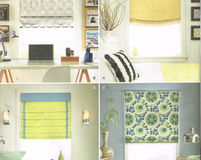 Curtain Sewing Pattern Roman Shades Sewing Pattern Window Etsy