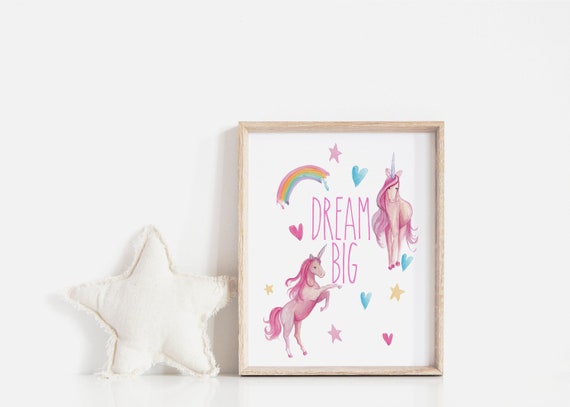 Unicorn dream big frame Unicorn dream big frame