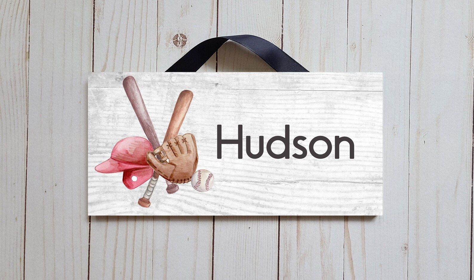 Personalized Baseball Name Sign | Child's Bedroom Door Sign - Etsy