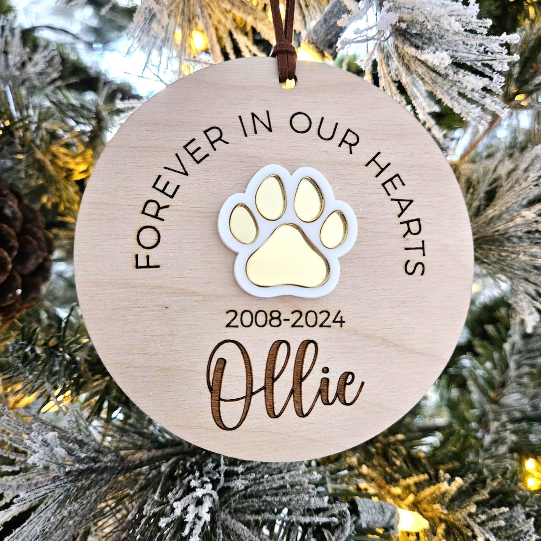 Pet Memorial Christmas Ornament | Pet Christmas Tree Ornament | Dog or ...