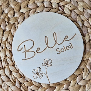 Nom personnalisé de bébé/ faire-part de naissance/ prénom de bébé/ prénom de nouveau-né/ signe de statistiques de naissance