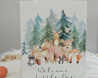 Cute Baby Shower Card | Welcome Little One | New Baby Card