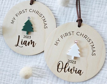 Baby's First Christmas Ornament | Personalized Baby's Name Ornament