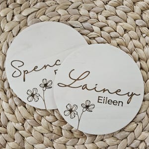 Personalized Baby Name Sign | Birth Announcement | Baby Name Announcement | Newborn Name Sign | Birth Stats Sign