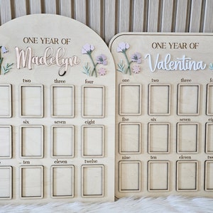 Wildflower First Birthday Photo Board | Birthday Party Decor | Wildflower Themed First Birthday Party | One Year of Photo Frame