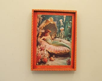 Imán de sirena - decoración del hogar - imán para nevera - imán de paisaje marino - imán para nevera - regalo para amigos