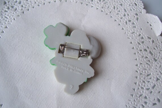 St Patrick pin - St Patrick mouse pin - Shamrock … - image 2