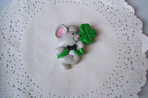 St Patrick pin - St Patrick mouse pin - Shamrock … - image 6