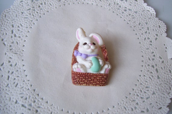 Easter bunny pin - Easter rabbit pin - Hallmark E… - image 7