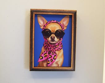 Imán de chihuahua - imán de perro - decoración de perros - regalo para amigos - imán de perro divertido - decoración del hogar