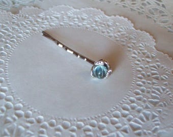 Snake hair pin - repurposed jewelry - hair accessories - jeweled hair pin - goth hair pin - goth accessories - birthday gift - friend gift