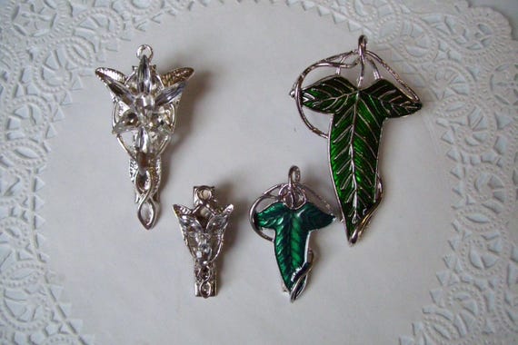 Elf Leaf Hair Clip - Leaves of Lorien Hair Clip - Evenstar  display picture 3
