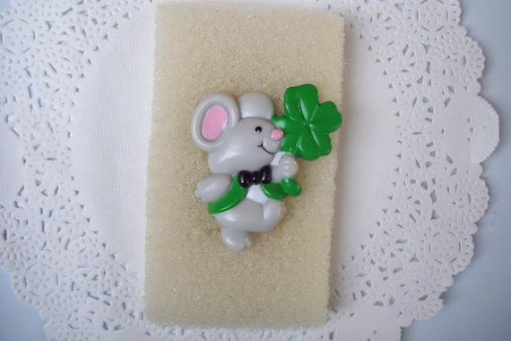 St Patrick pin - St Patrick mouse pin - Shamrock … - image 8