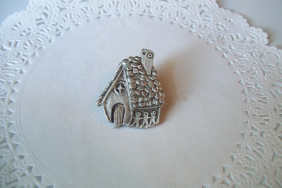 Gingerbread House pin - Gingerbread House brooch … - image 2