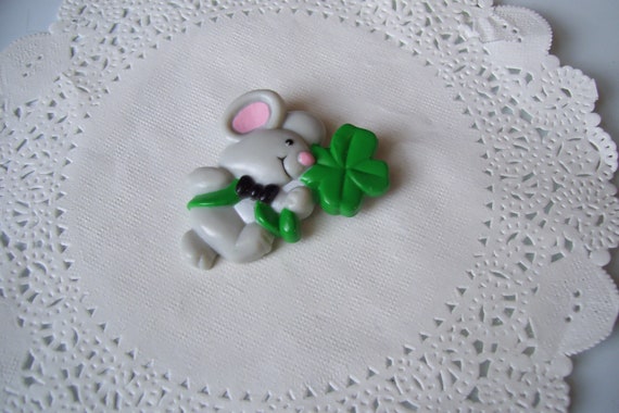 St Patrick pin - St Patrick mouse pin - Shamrock … - image 7