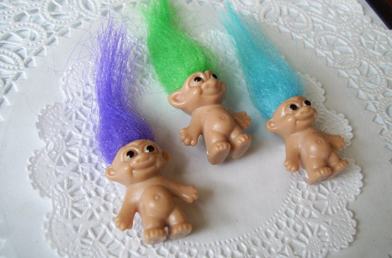 Troll magnet - mini troll magnet - retro magnet image 4
