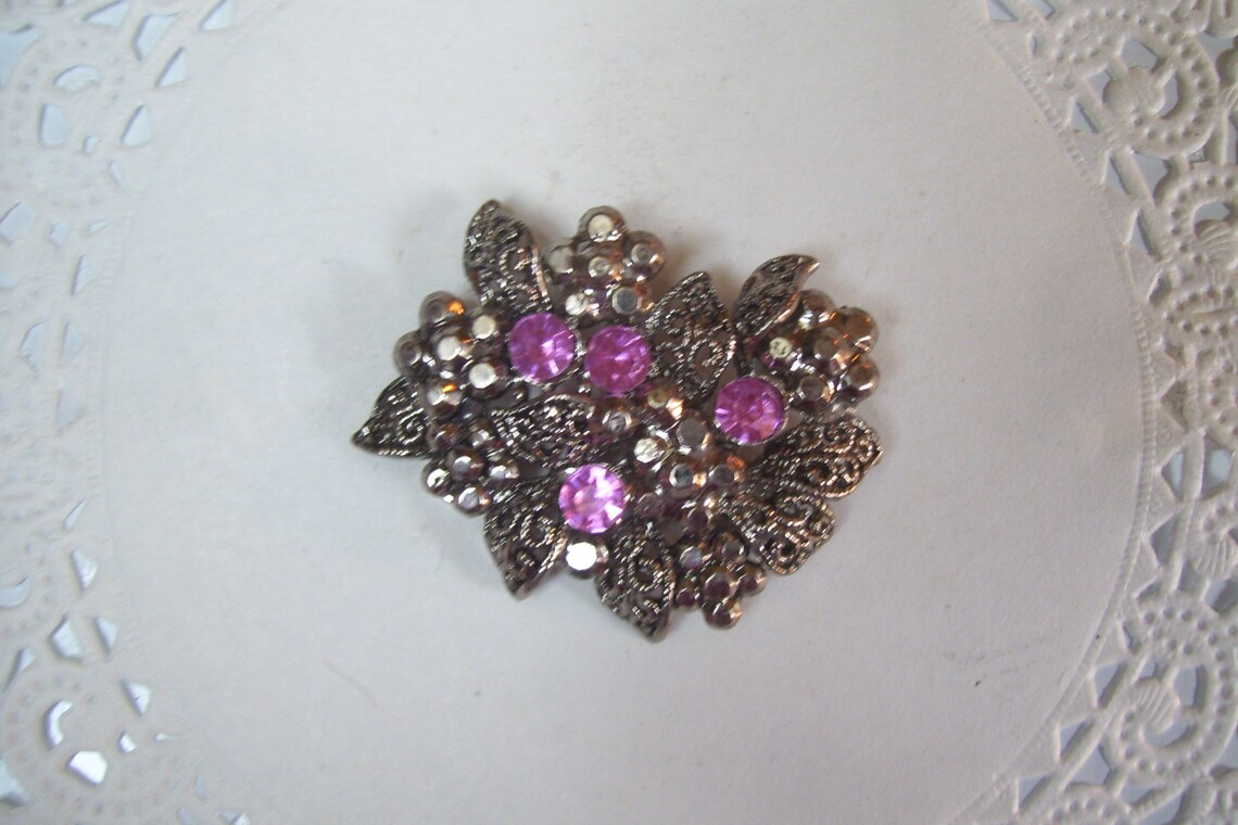 Aimant à fleurs bijoux réutilisés aimant en strass Etsy France