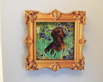 Imán de perro - imán de teckel - decoración de perros - regalo para amigos - imán de oficina - decoración del hogar