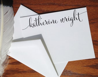Personalized Stationery Set, Personalized Correspondence Cards, Personalized Thank You Cards, Personalized stationary note cards