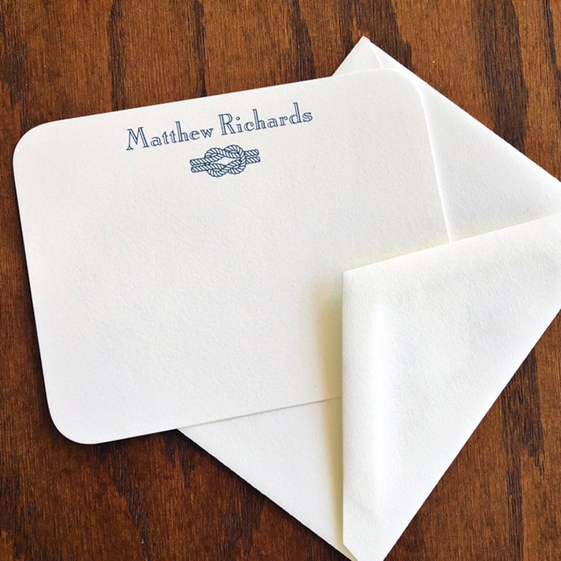 100/% Cotton Vivacious Personalized correspondence cards