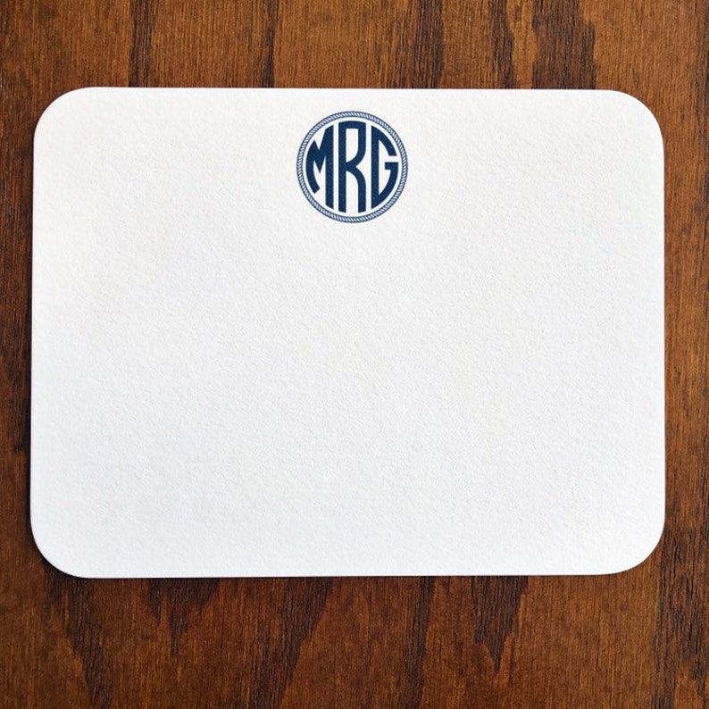 100/% Cotton Vivacious Personalized correspondence cards