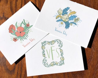 Floral Stationery for Women, William Morris Inspired