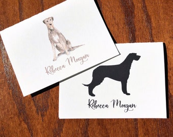 Personalized Irish Wolfhound Note Cards