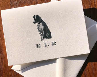 Personalized Jack Russell Terrier Cards or note pads