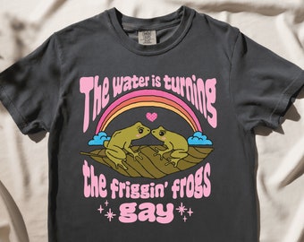 Gay Frog Lovers T-Shirt: LGBTQ Pride Tee