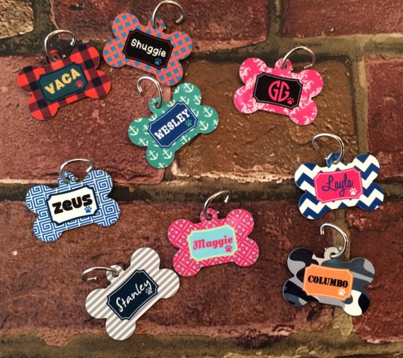 Personalized Dog Tag Custom Made with your Pets Name w/phone Etsy