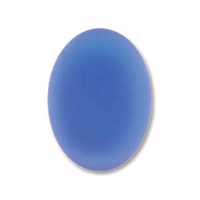 Cabochon Luna, 18x13mm Oval LunaSoft Cabs in 5 colors image 2