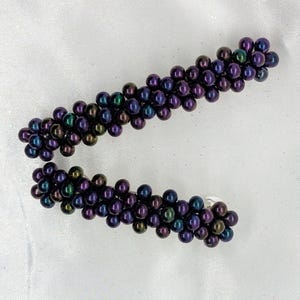 Hair Barrette in Iris Purple on a French clip, Bubbles Collection ~ 2 Sizes to choose from