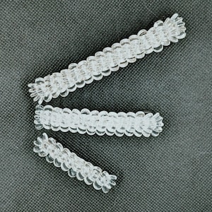 Hair Barrette in Crystal on a French clip, Fan Out Collection ~ 3 Sizes to choose from