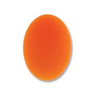 Cabochon Luna, 18x13mm Oval LunaSoft Cabs in 5 colors Mango