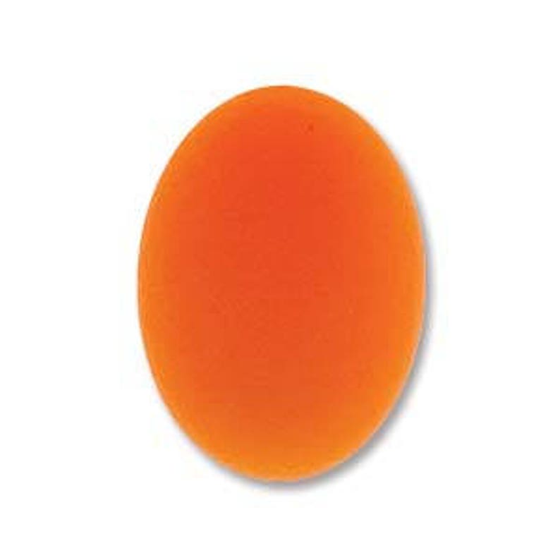 Cabochon Luna, 18x13mm Oval LunaSoft Cabs in 5 colors Mango