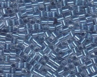 Cuentas de semillas cúbicas Miyuki de 3 mm, vendidas en tubo de 6 pulgadas/25 gramos