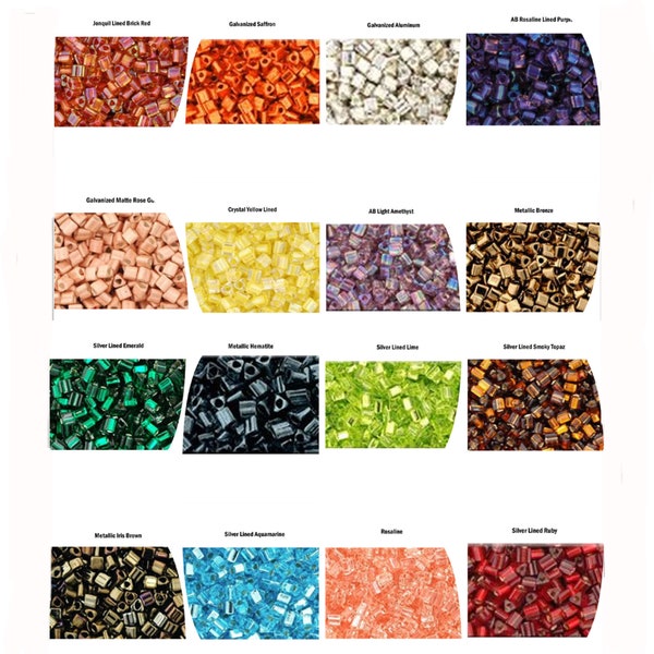 Toho 11/0 Triangle Seed Beads, sold per 6 inch tube/17 grams