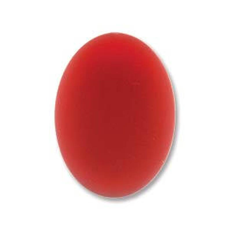 Cabochon Luna, 18x13mm Oval LunaSoft Cabs in 5 colors image 3