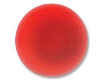 Cabochon Luna, 18mm Round LunaSoft Cabs in Cherry Red
