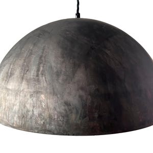 Extra Large  Dome Pendant Light hanging light industrial light hemisphere pendant round
