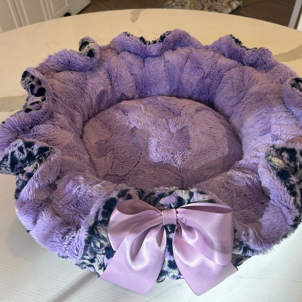 Purple Dog Bed Etsy
