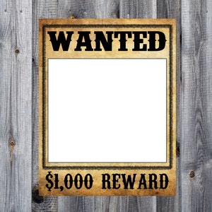 Wanted Poster  Western Cowboy Rodeo Birthday Party Theme  image 3