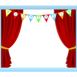 Carnival / Circus Birthday Party Theme Photo Booth Prop Decoration Downloadable Printable 16x20 image 2