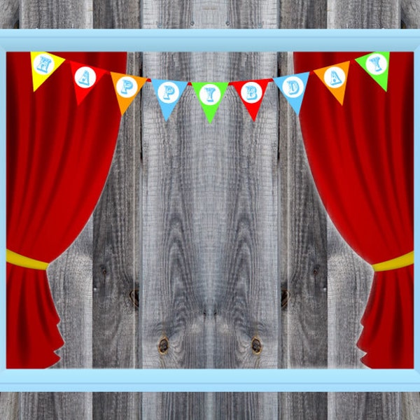 Carnival / Circus Birthday Party Theme - Photo Booth - Prop - Decoration - Downloadable - Printable - 16x20