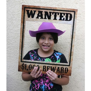 Wanted Poster  Western Cowboy Rodeo Birthday Party Theme  image 5