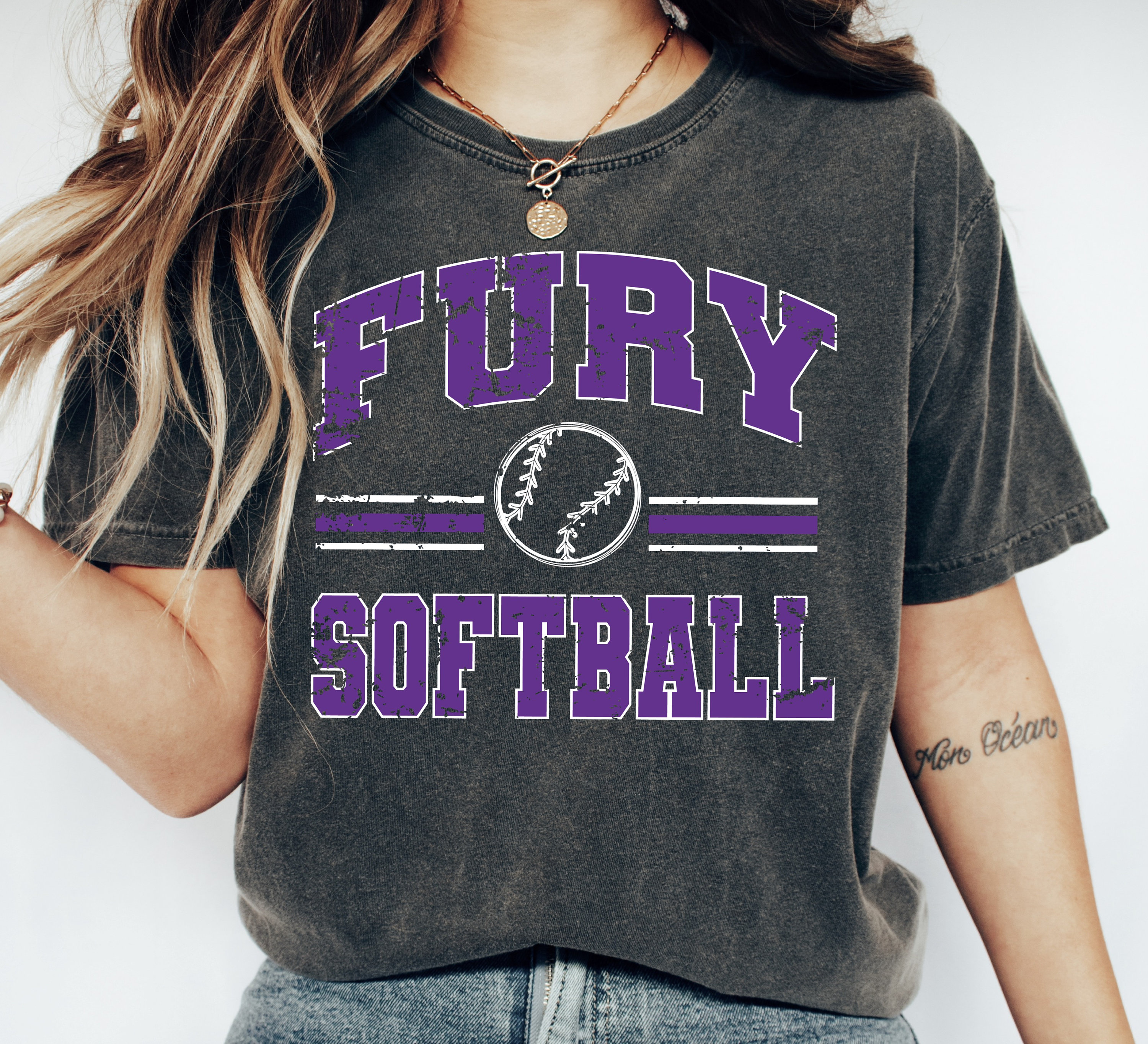 T-shirt Vintage 70's 2nd Annual Unlimited Woman Lobball Softball Tournament - Taille S